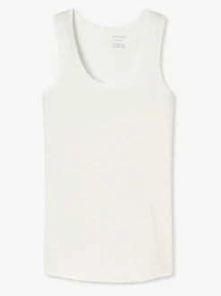 Schiesser Damen Tanktop - Personal Fit in weiß
