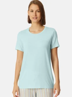 Schiesser Damen T-Shirt - Mix & Relax in mint