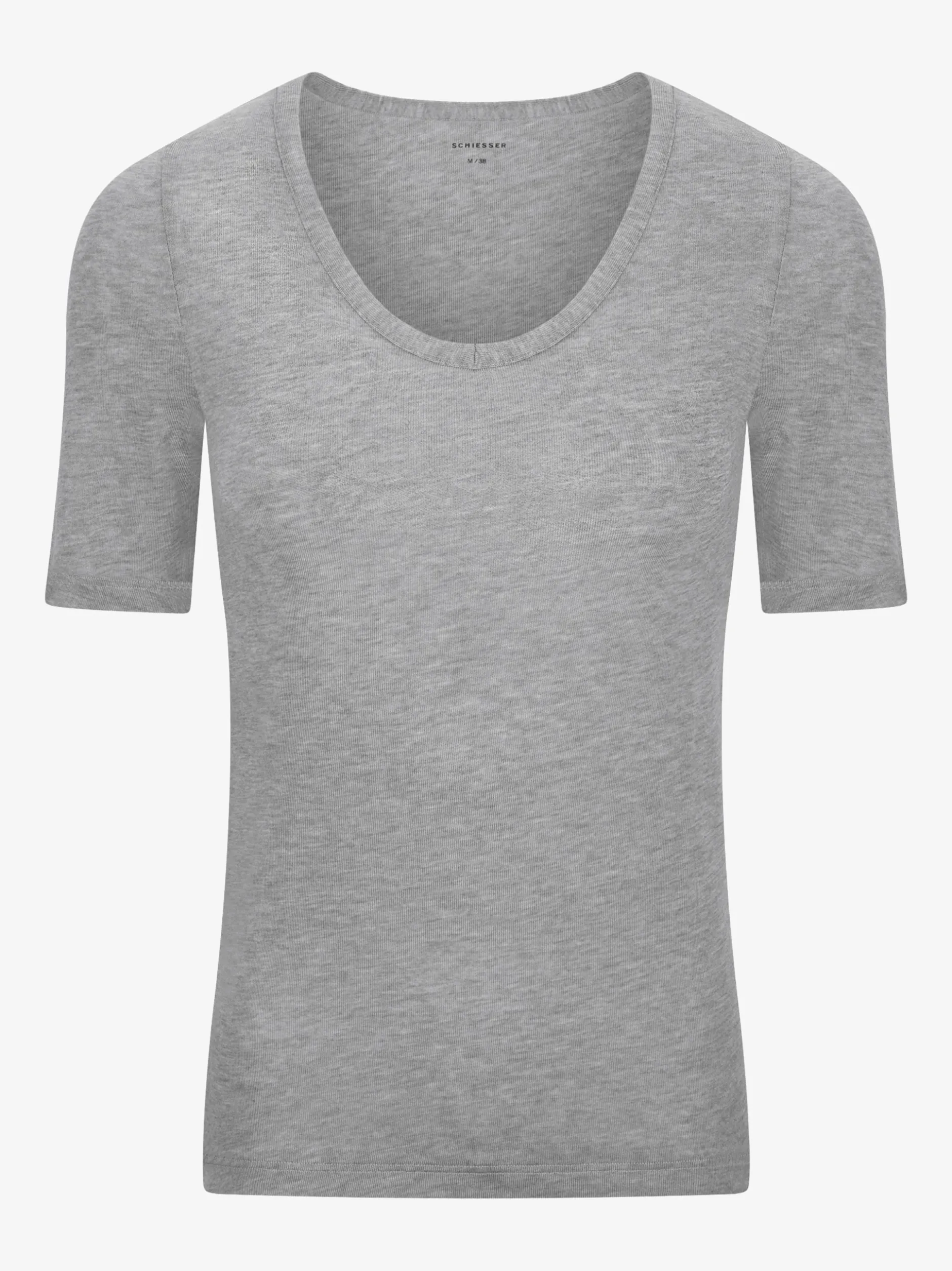 Schiesser Damen Unterziehshirt - Premium Warming in grau