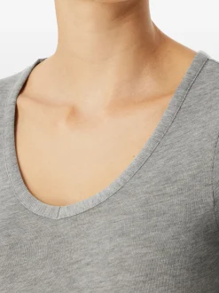Schiesser Damen Unterziehshirt - Premium Warming in grau