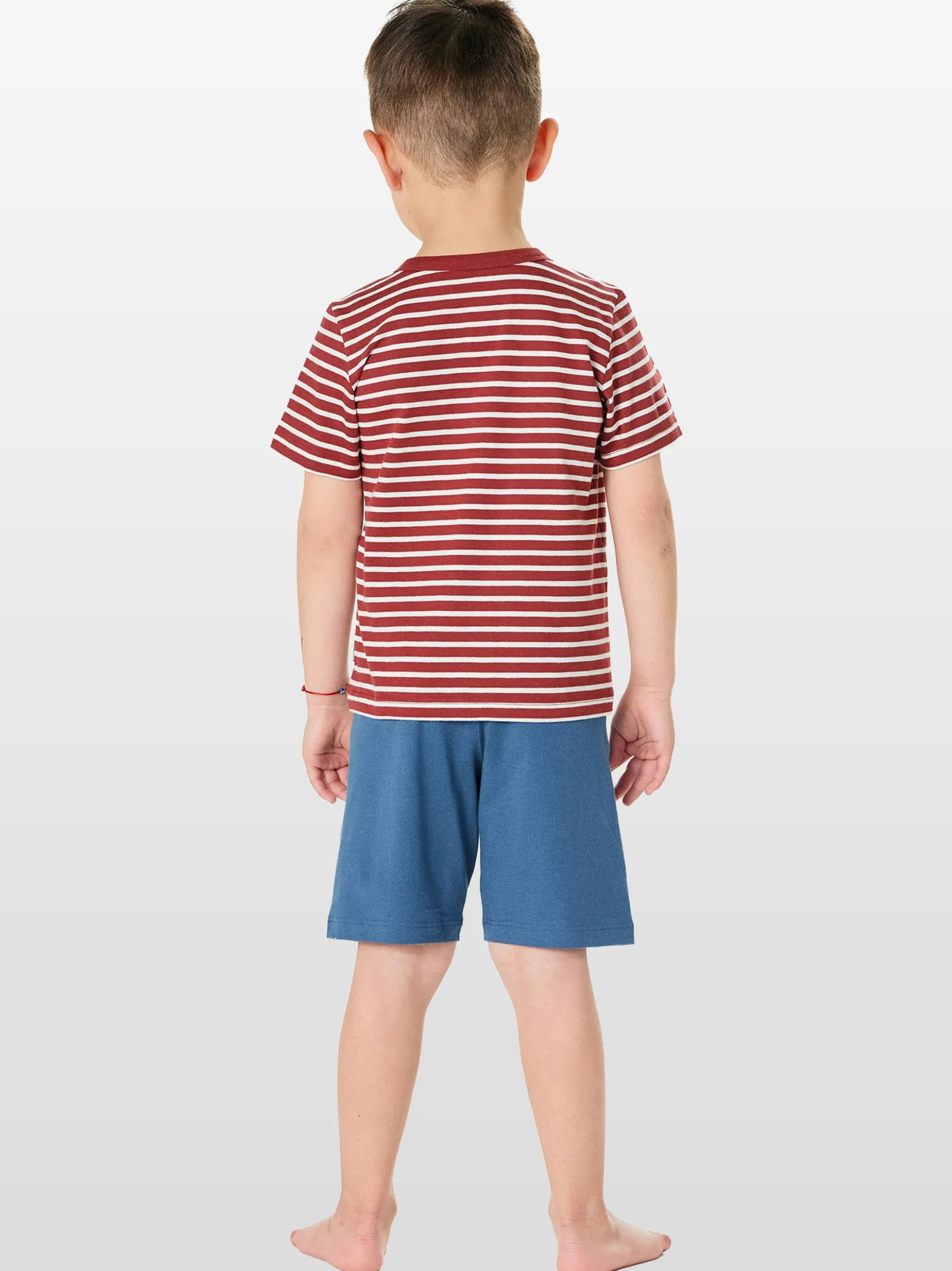 Schiesser Jungen Pyjama in rot