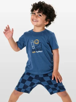 Schiesser Jungen Pyjama - Nightwear in blau