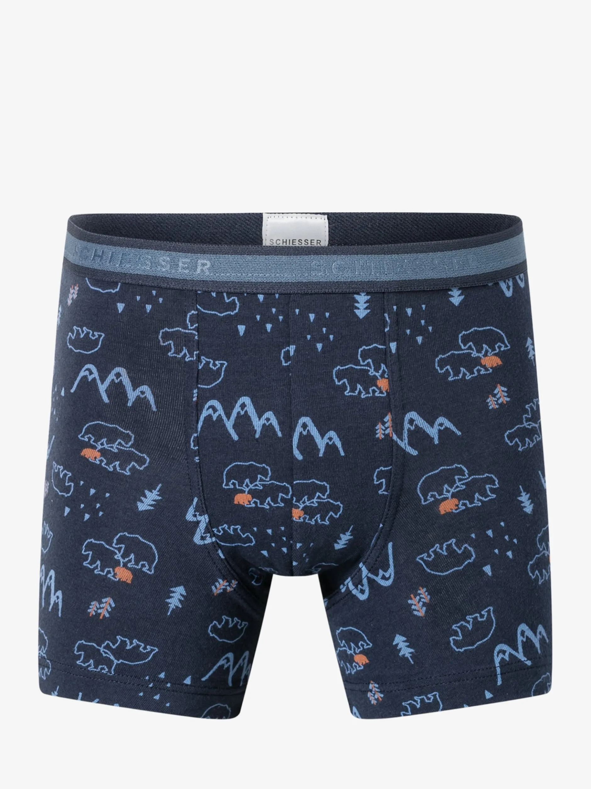 Schiesser Jungen Trunk - 955 Multi in marine