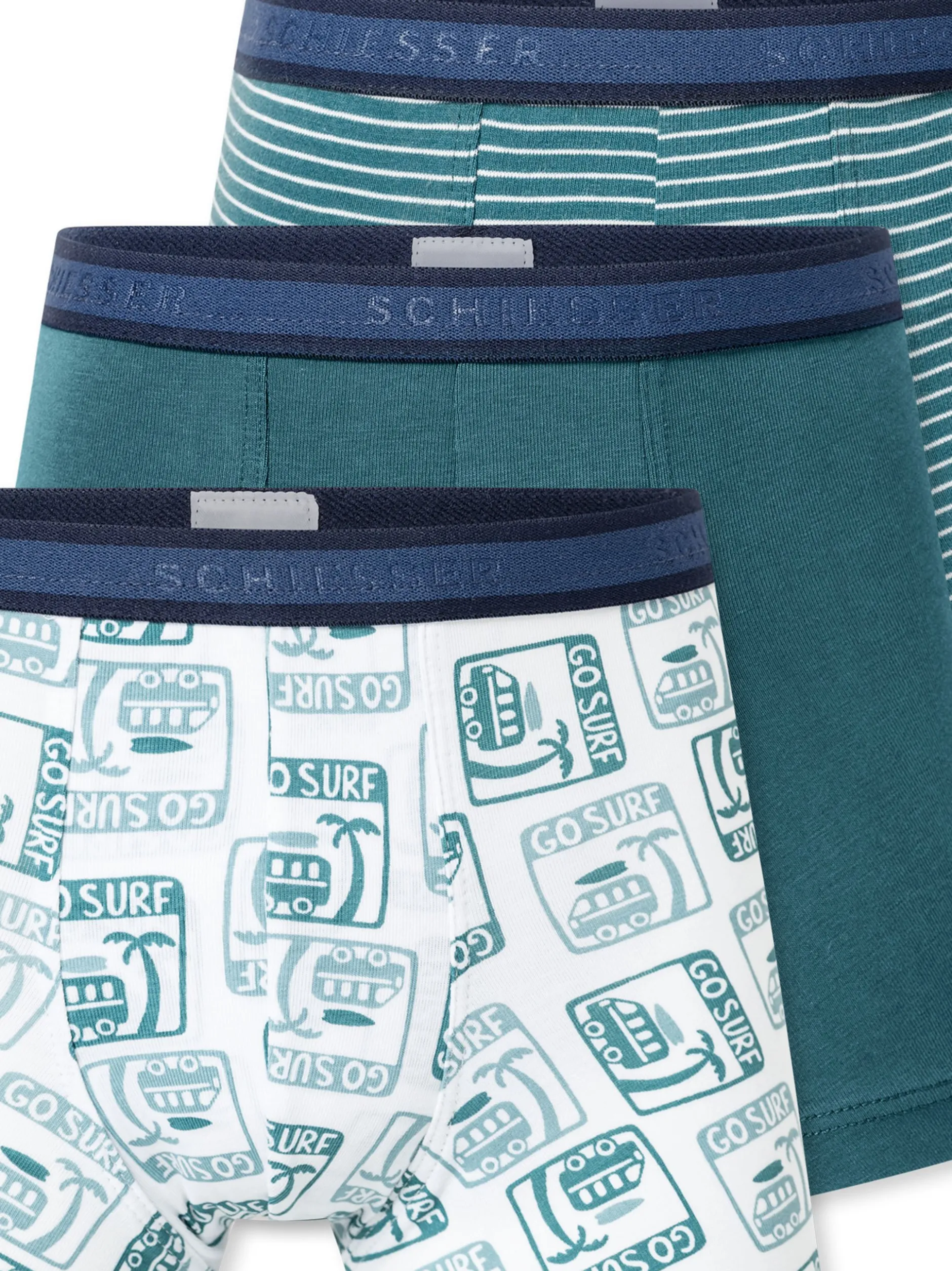Schiesser Jungen Trunk - 955 Multi in mehrfarbig