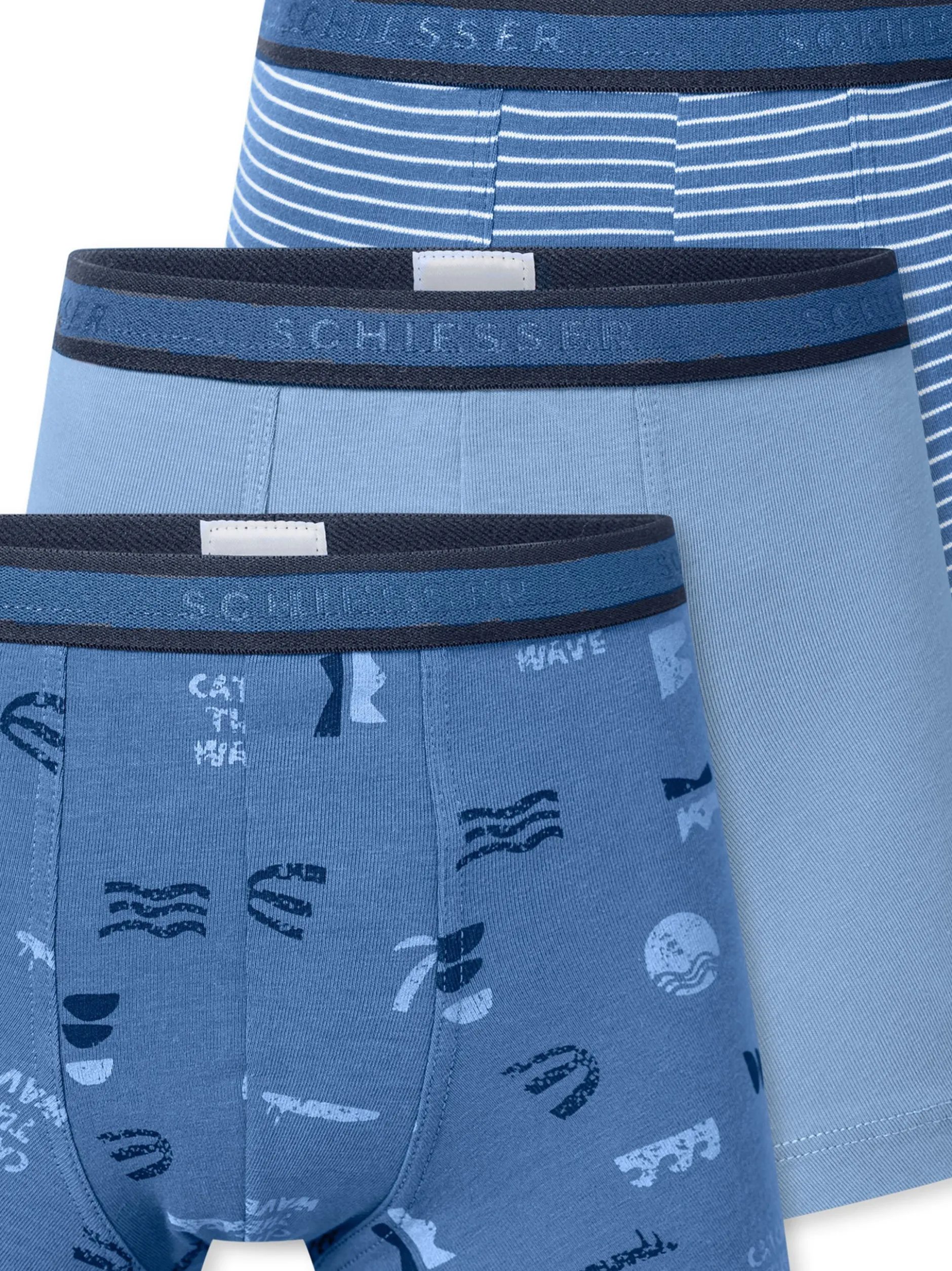 Schiesser Jungen Trunk - 955 Multi in mehrfarbig