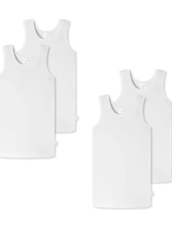 Schiesser Jungen Unterhemd - Allday Basic in weiß
