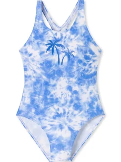 Schiesser Mädchen Badeanzug - Aqua Teens Girl in blau
