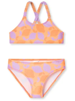 Schiesser Mädchen Bustier-Bikini - Aqua Kids in orange