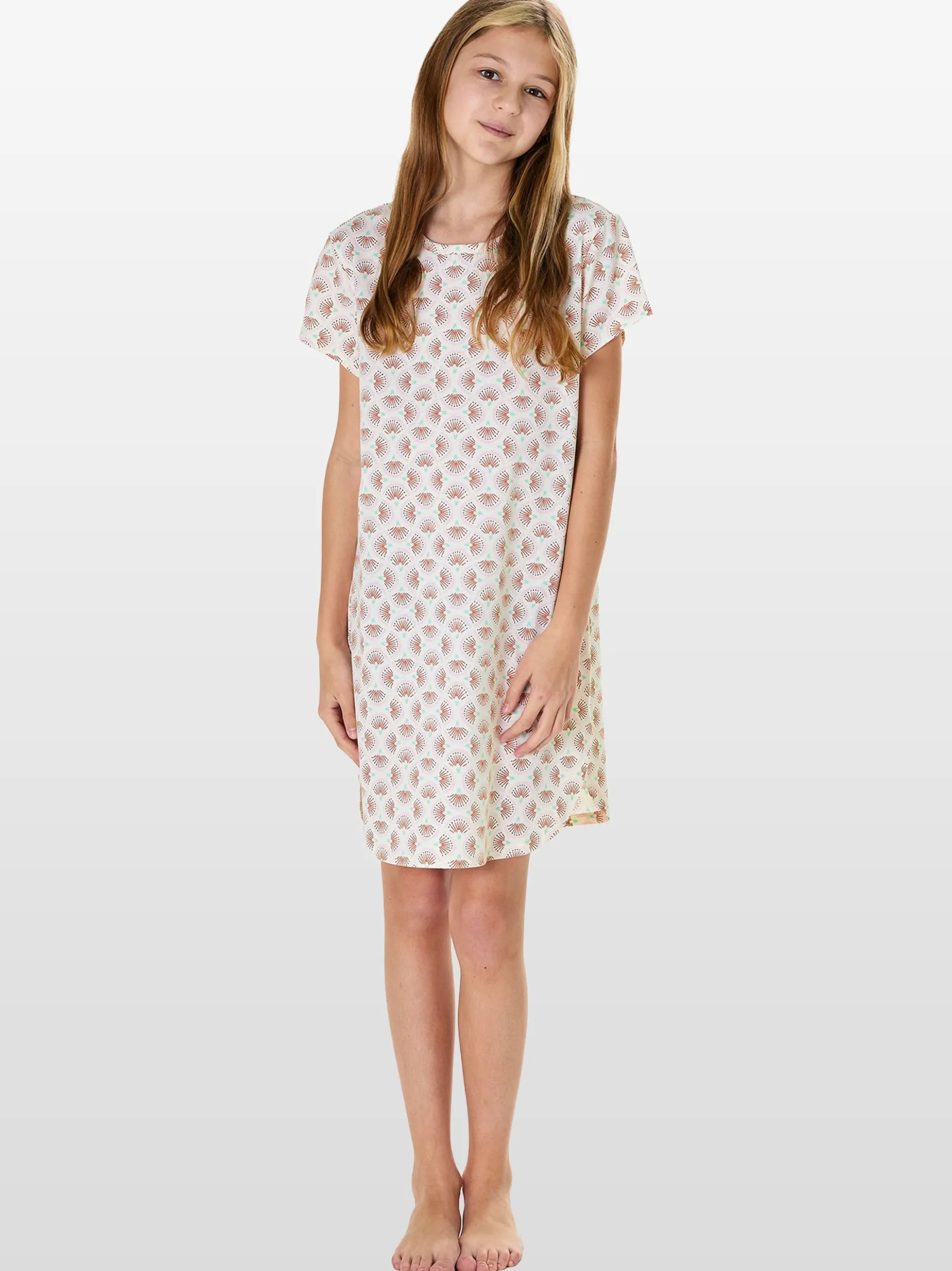 Schiesser Mädchen Nachthemd - Nightwear in weiß