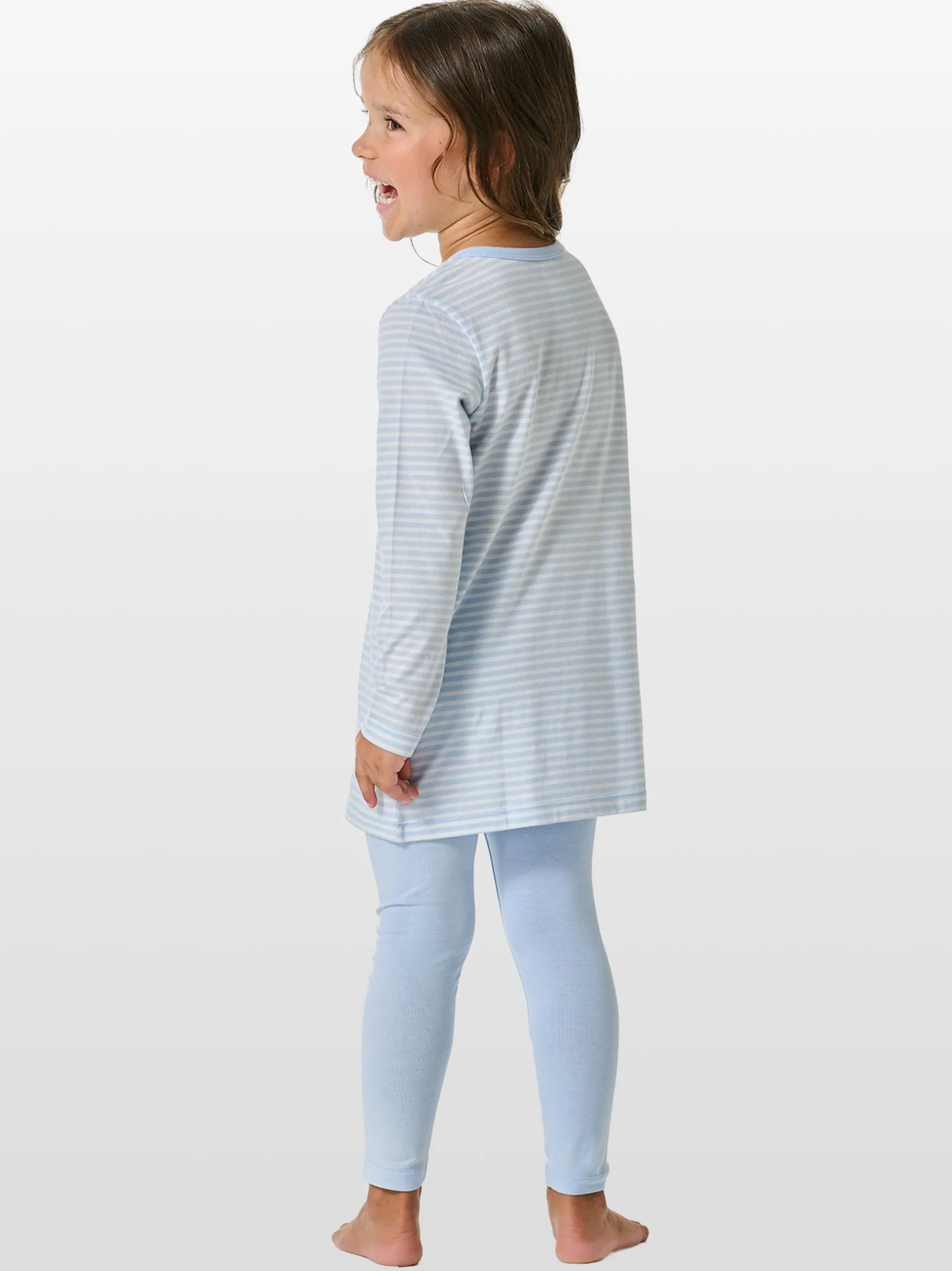Schiesser Mädchen Pyjama - Nightwear in hellblau