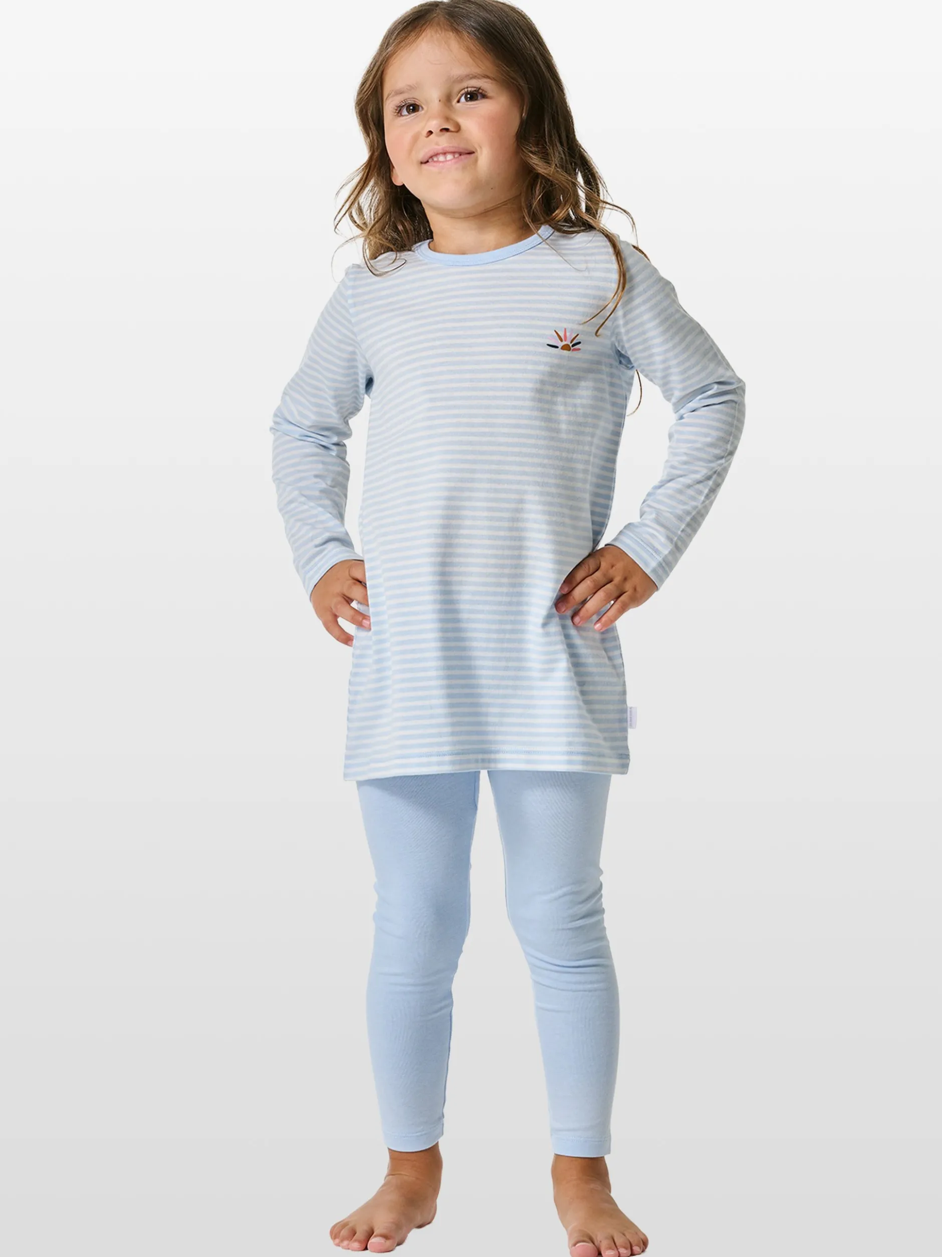 Schiesser Mädchen Pyjama - Nightwear in hellblau