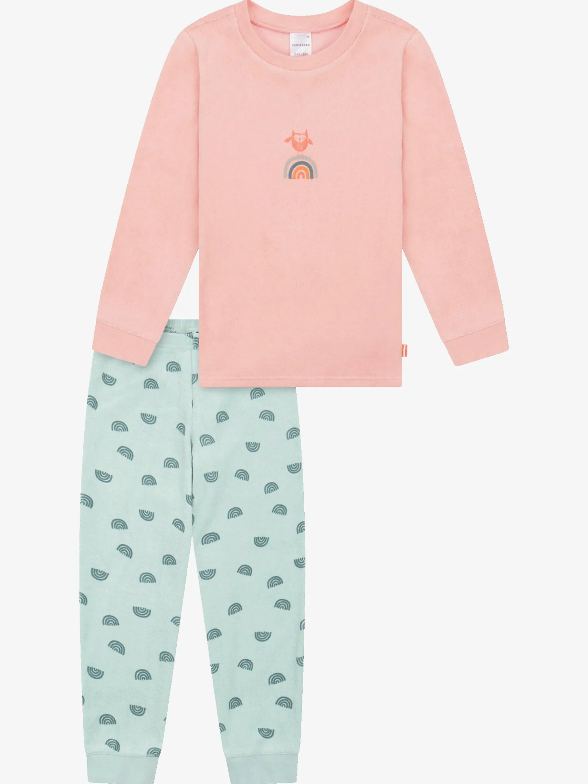 Schiesser Mädchen Pyjama - Nightwear in koralle