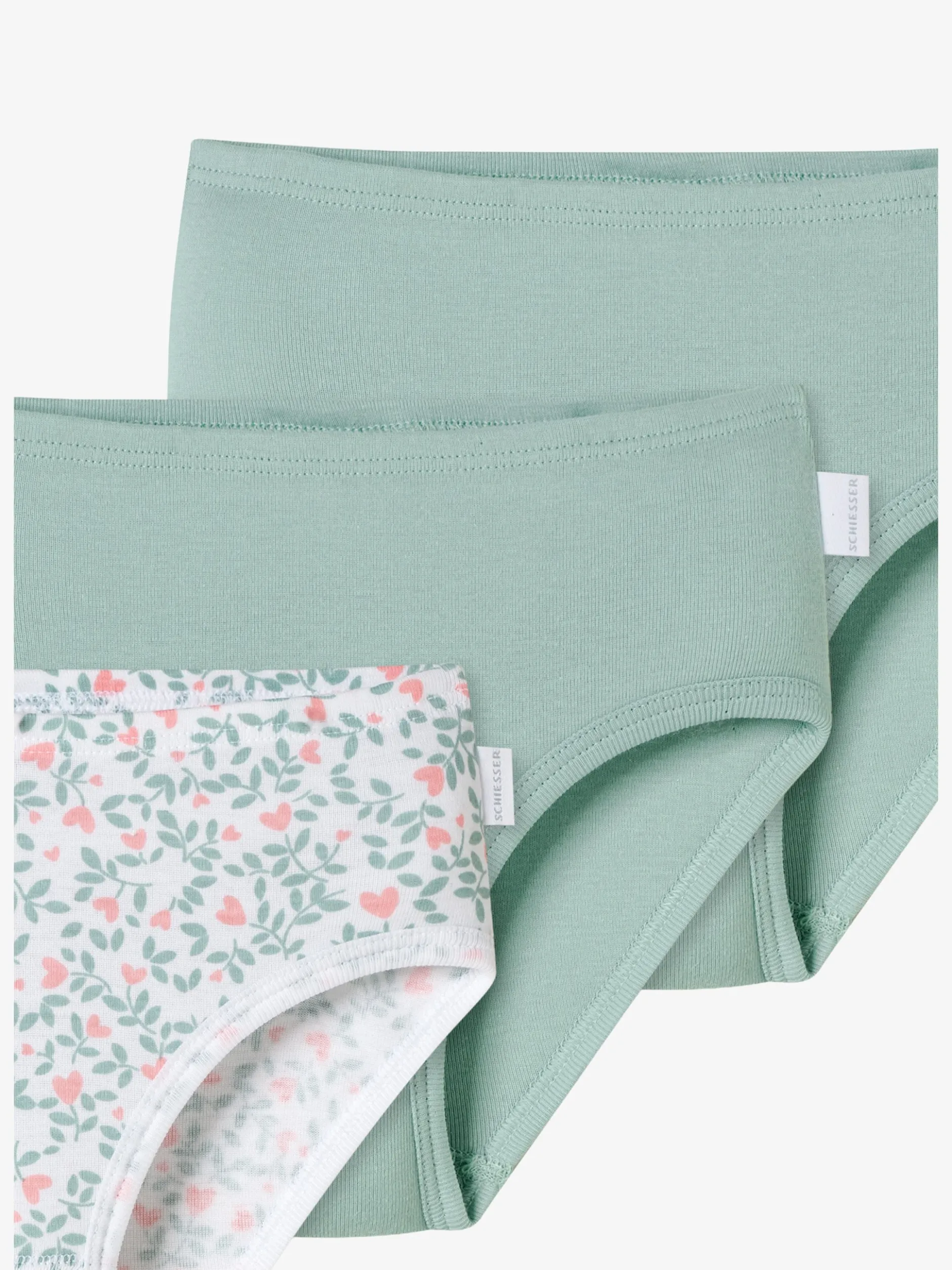 Schiesser Mädchen Slip - Fine Rib Multi in mehrfarbig