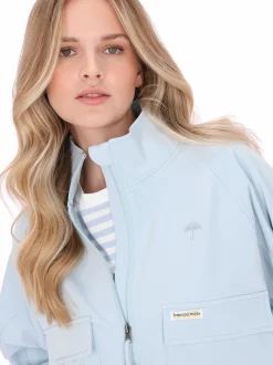 Schmuddelwedda Damen Jacke in blau