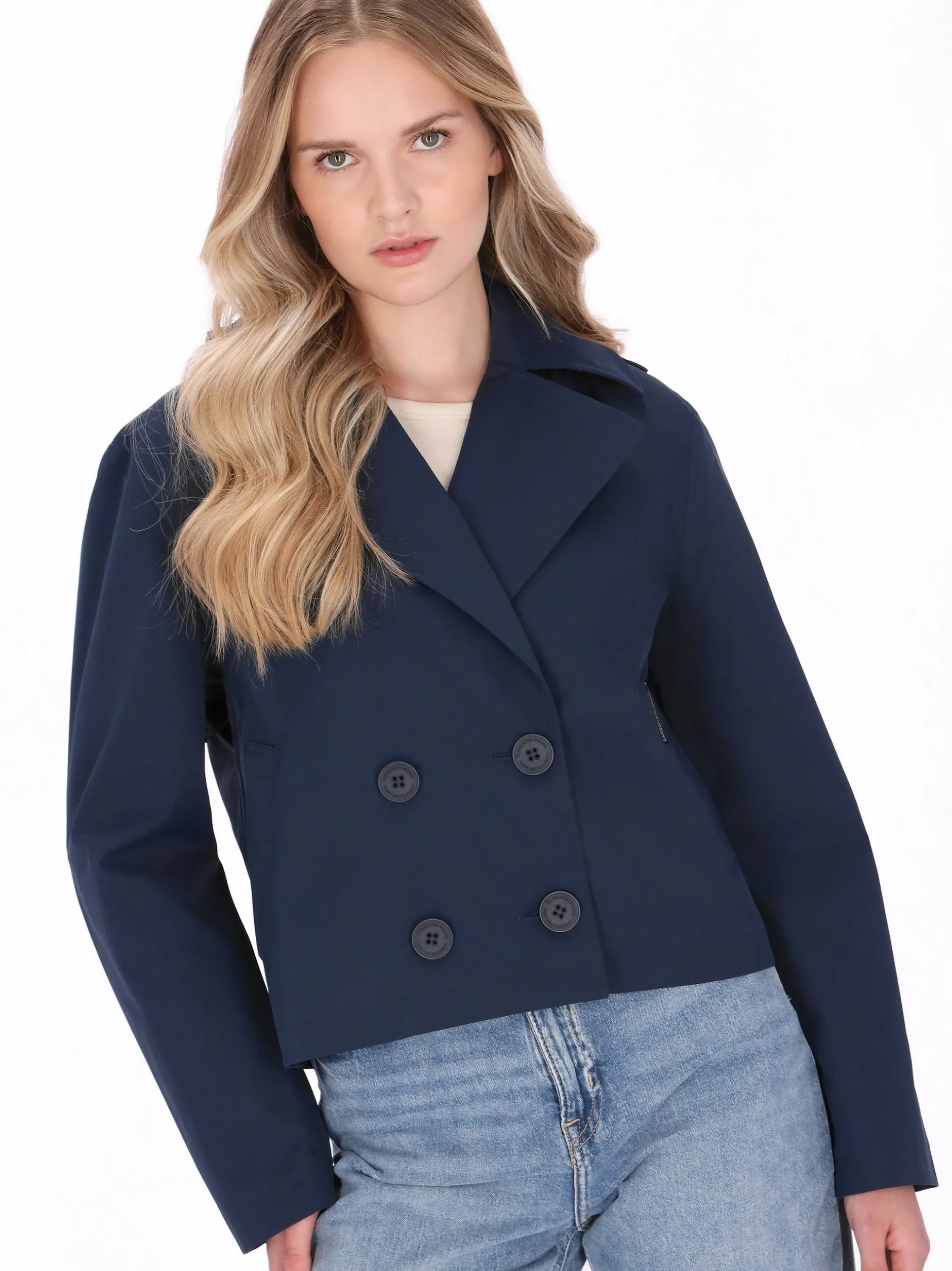 Schmuddelwedda Damen Jacke in marine