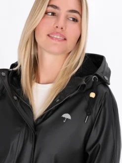 Schmuddelwedda Damen Jacke in schwarz