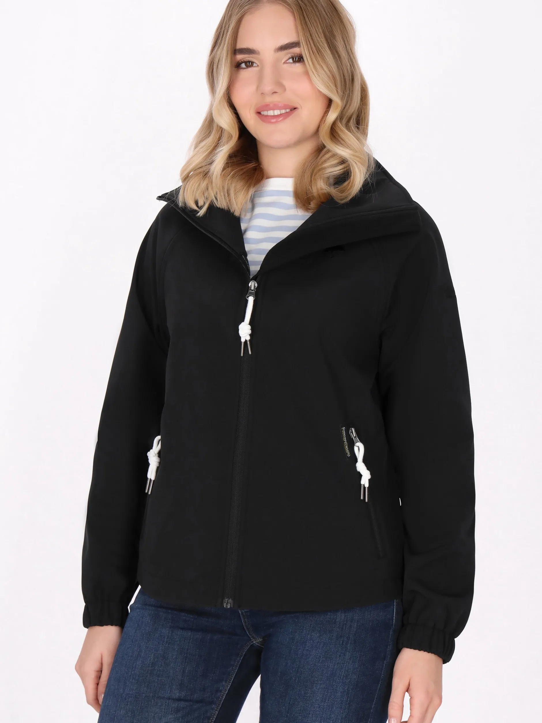 Schmuddelwedda Damen Jacke in schwarz