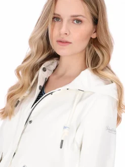 Schmuddelwedda Damen Jacke in weiß