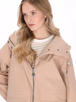 Schmuddelwedda Damen Mantel in braun