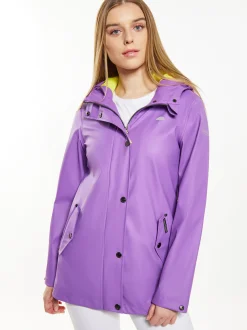 Schmuddelwedda Damen Regenjacke in lila
