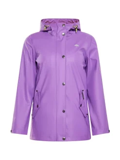 Schmuddelwedda Damen Regenjacke in lila