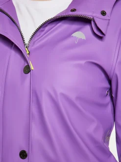 Schmuddelwedda Damen Regenjacke in lila