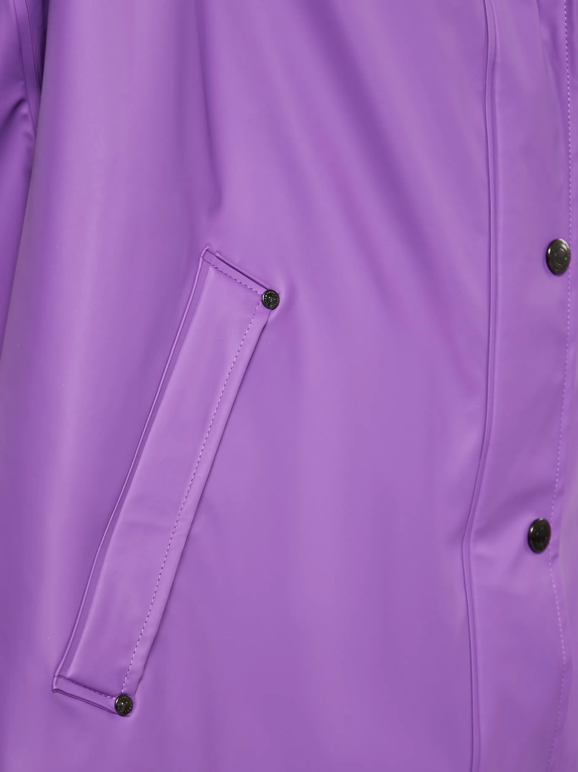 Schmuddelwedda Damen Regenmantel in großen Größen in aubergine