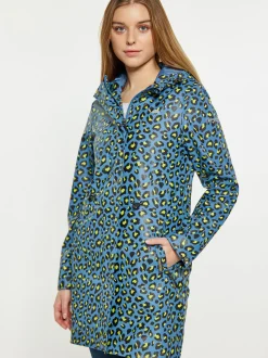 Schmuddelwedda Damen regenparka in blau