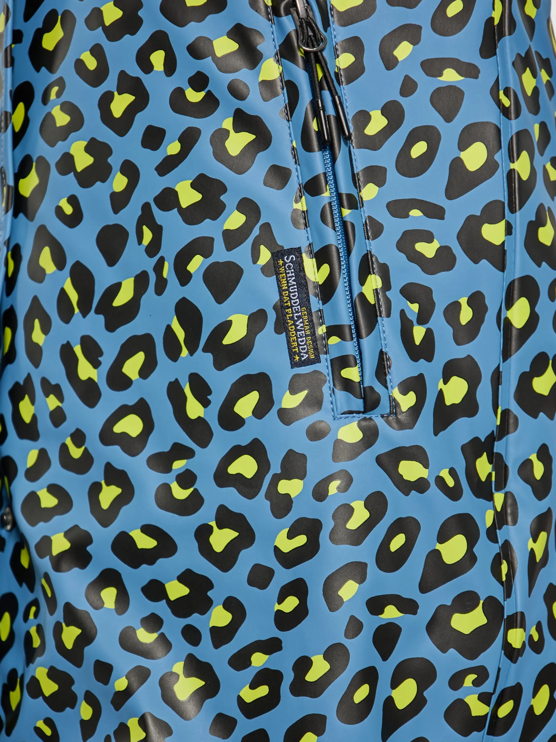 Schmuddelwedda Damen regenparka in blau