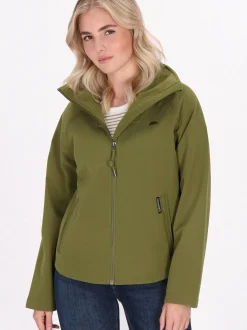 Schmuddelwedda Damen Softshelljacke in oliv