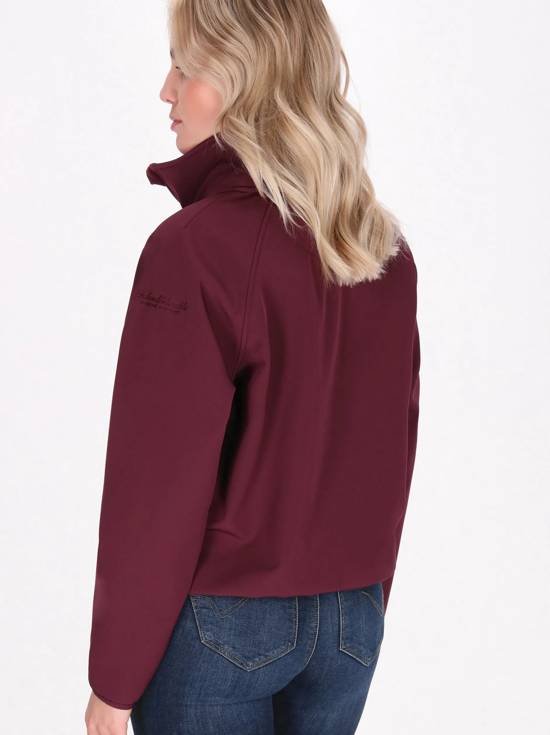 Schmuddelwedda Damen Softshelljacke in bordeaux