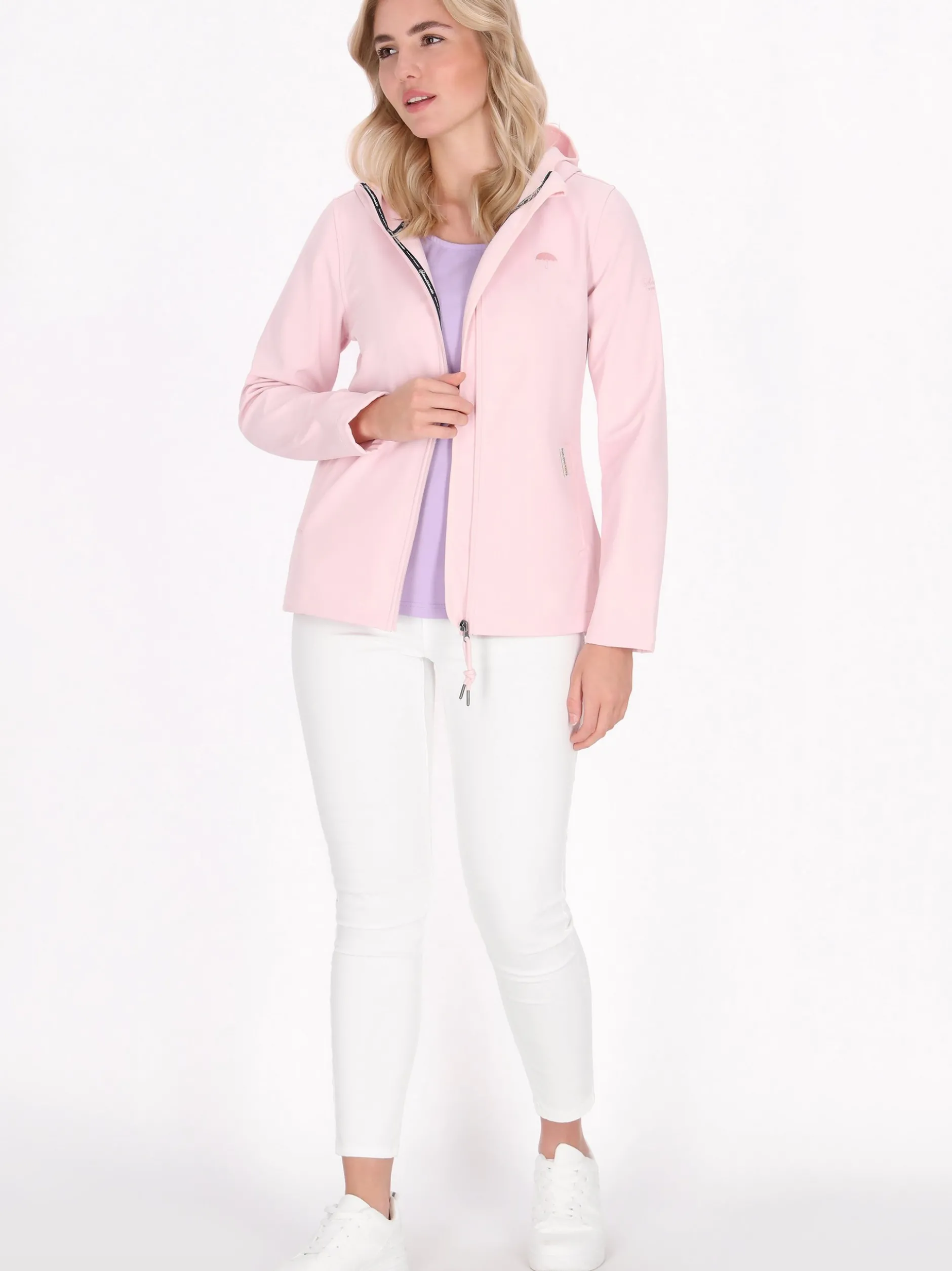 Schmuddelwedda Damen Softshelljacke in rosenholz