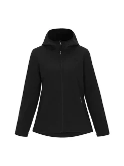 Schmuddelwedda Damen Softshelljacke in schwarz