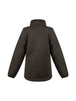 Schmuddelwedda Mädchen Strickfleecejacke in schwarz