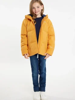 Schmuddelwedda Mädels Funktionelle Winterjacke in mais