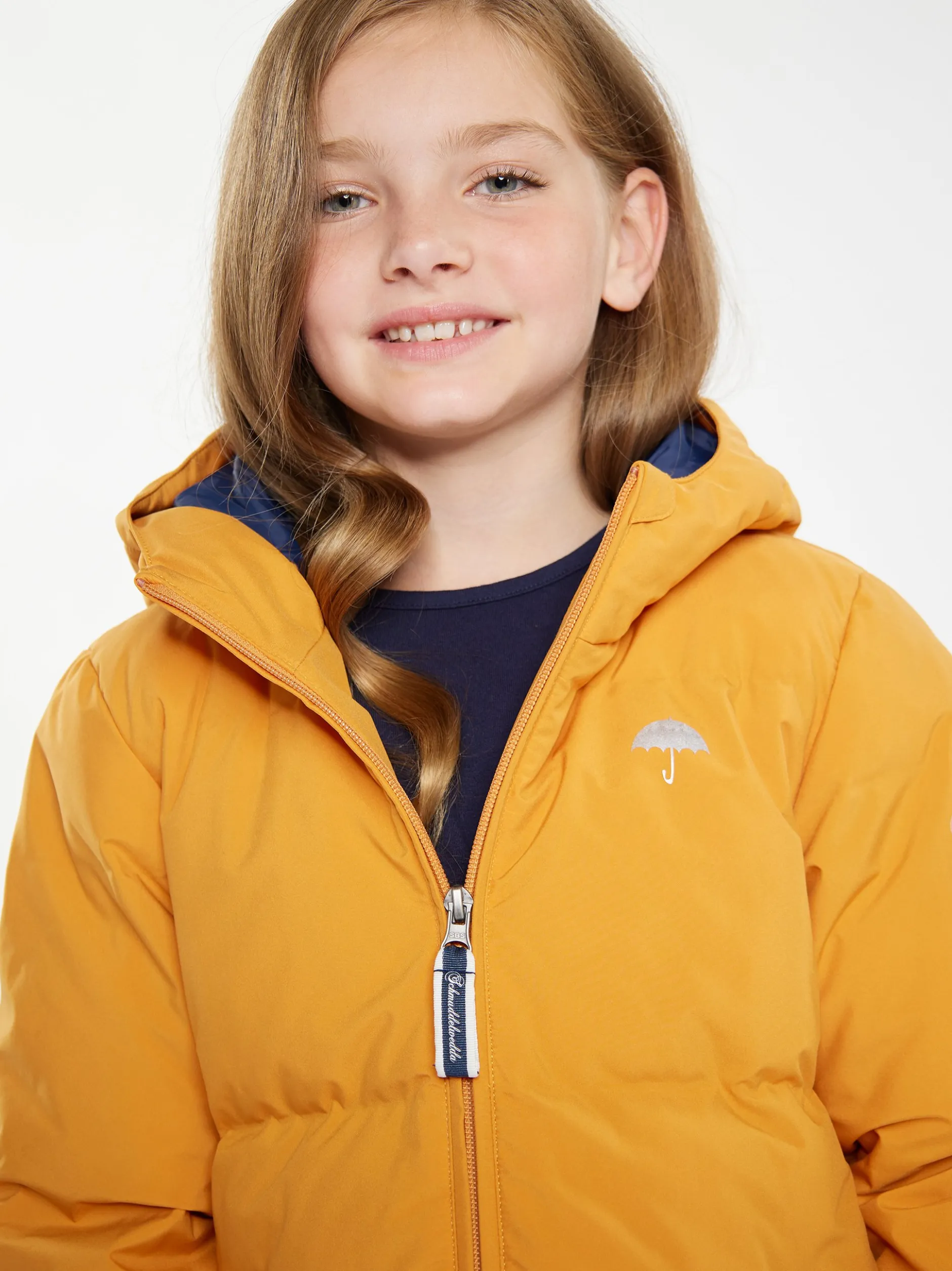 Schmuddelwedda Mädels Funktionelle Winterjacke in mais