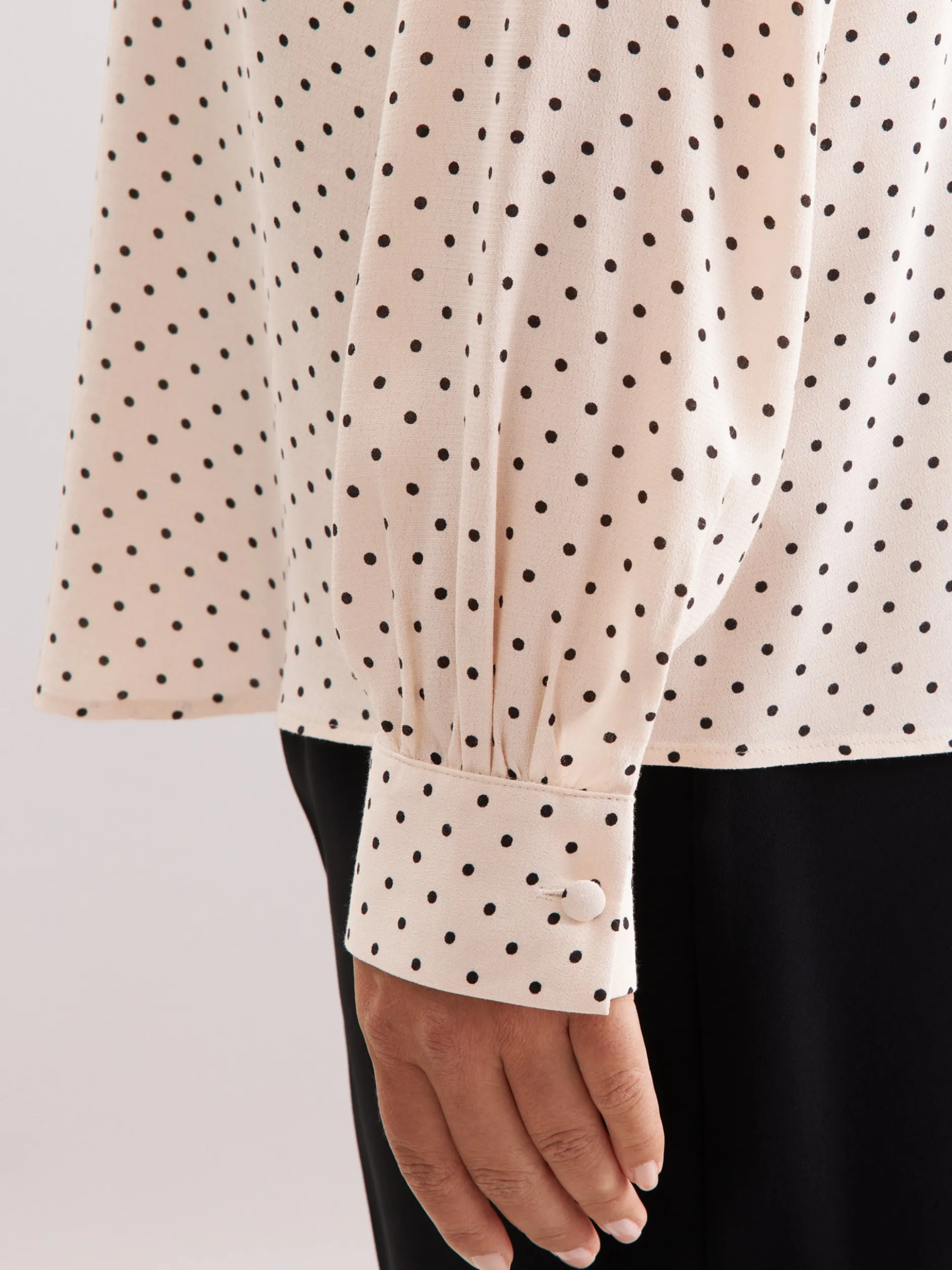 Seidensticker Damen Ausgestellte Bluse - Curvy in weiß