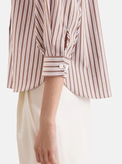 Seidensticker Damen Hemdbluse - Oversized Fit in braun