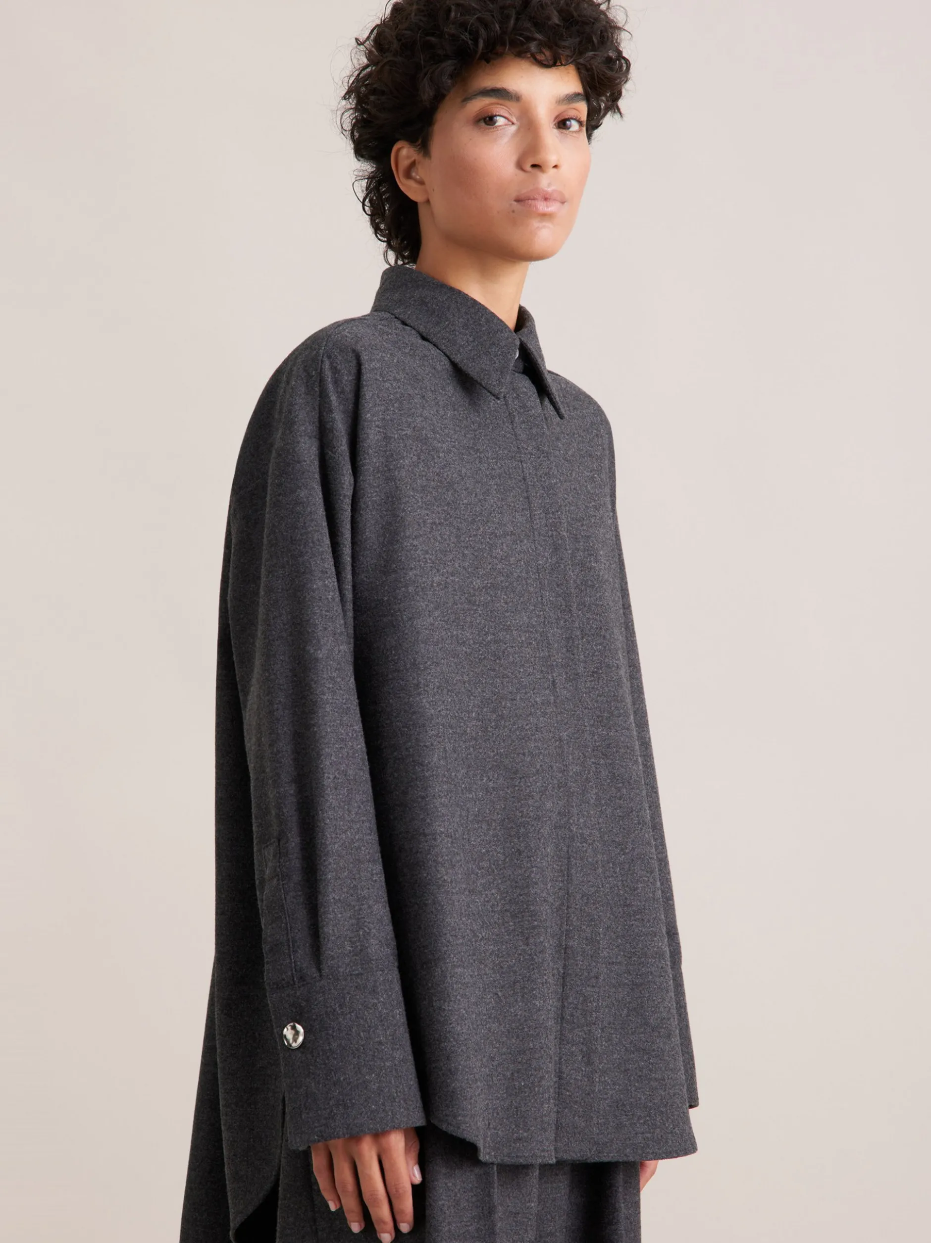 Seidensticker Damen Hemdbluse - Oversized Fit in grau