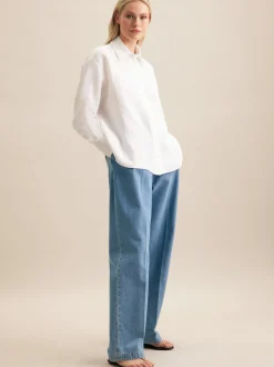 Seidensticker Damen Hemdbluse - Oversized Fit in weiß