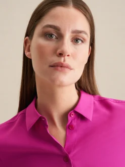 Seidensticker Damen Hemdbluse - Regular Fit in fuchsia