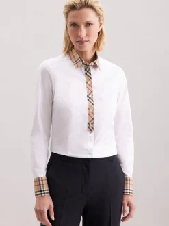 Seidensticker Damen Hemdbluse - Regular Fit in weiß