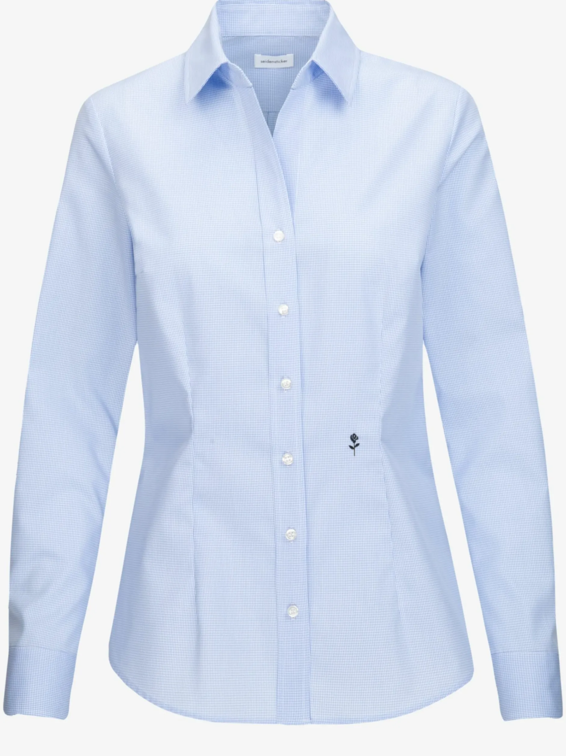 Seidensticker Damen Hemdbluse - Slim Fit in blau