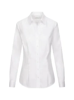 Seidensticker Damen Hemdbluse - Slim Fit in weiß
