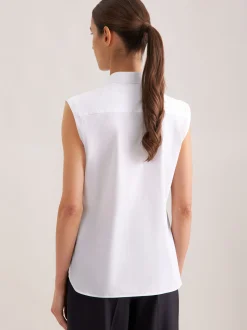 Seidensticker Damen Hemdbluse - Slim Fit in weiß