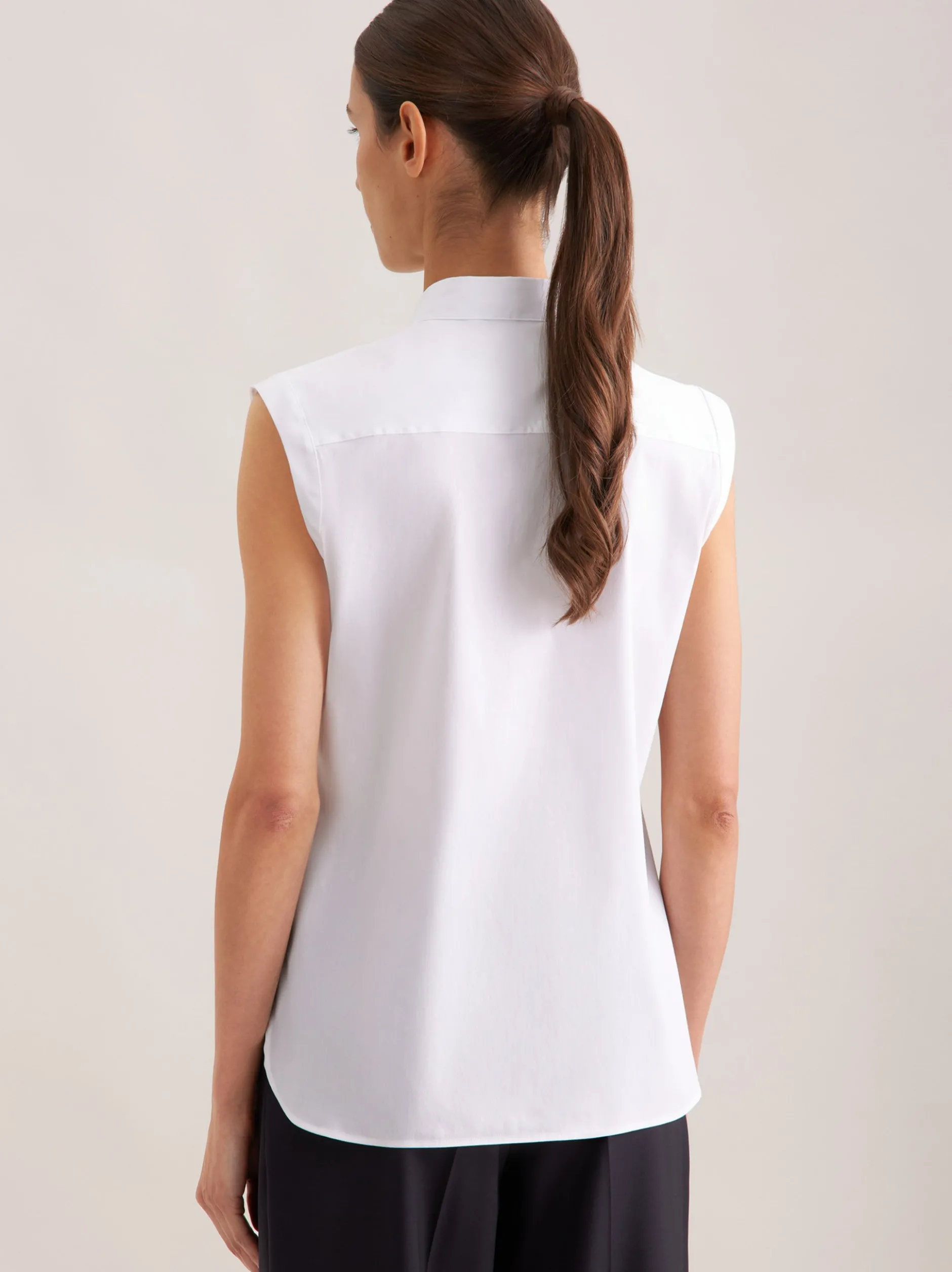 Seidensticker Damen Hemdbluse - Slim Fit in weiß