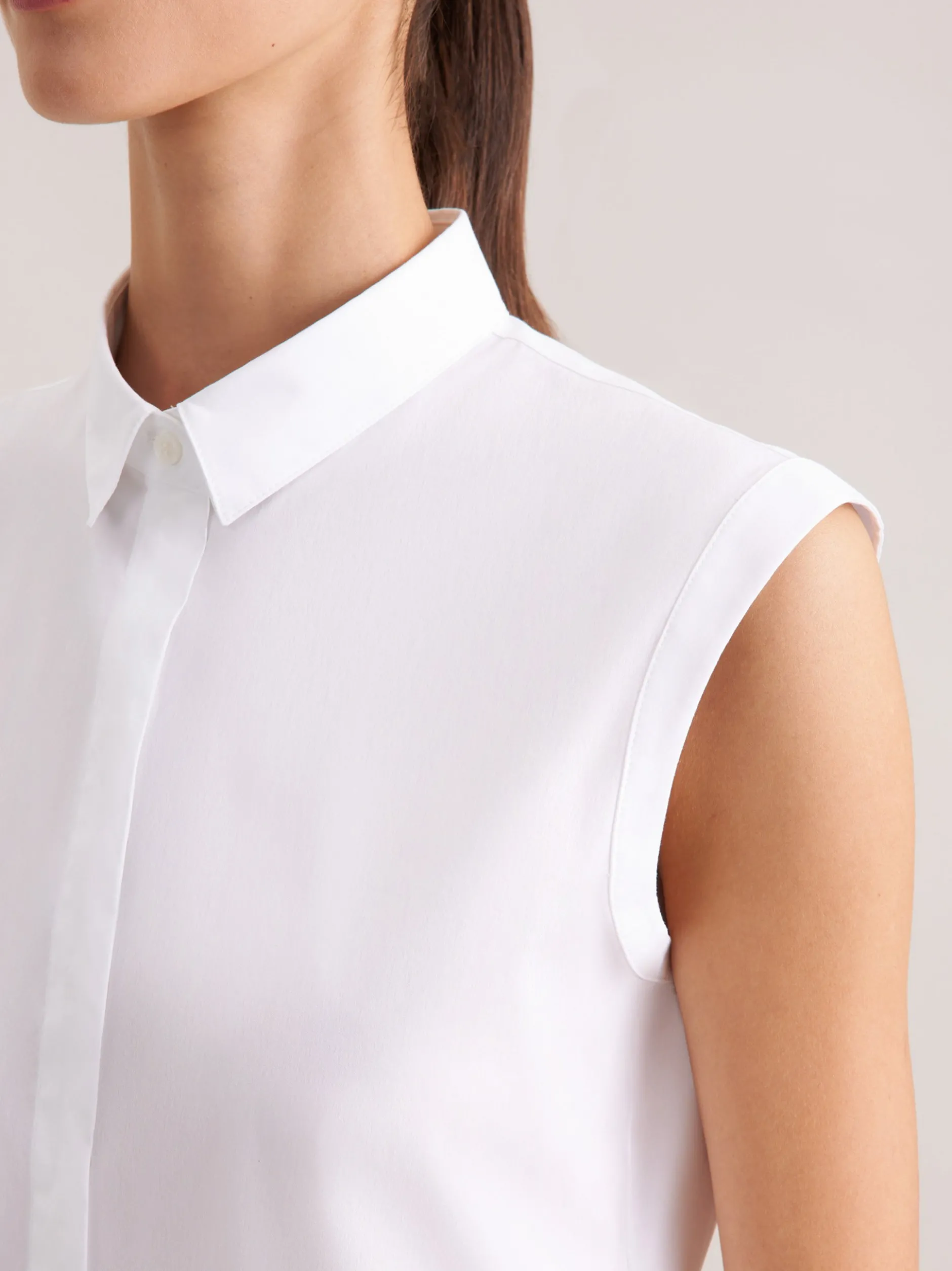 Seidensticker Damen Hemdbluse - Slim Fit in weiß