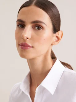 Seidensticker Damen Klassische Bluse - Regular Fit in weiß