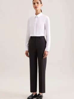 Seidensticker Damen Klassische Bluse - Regular Fit in weiß