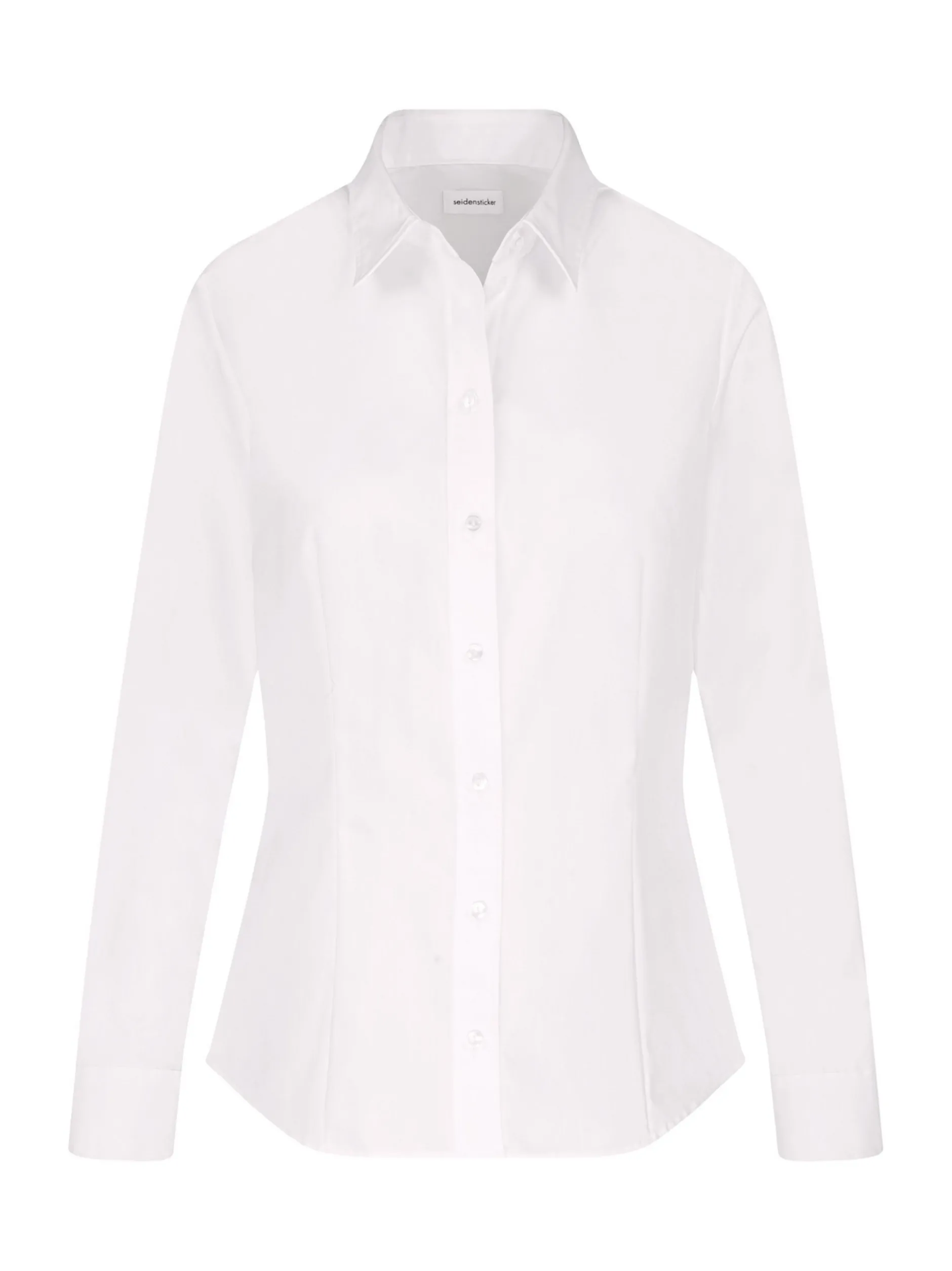 Seidensticker Damen Klassische Bluse - Regular Fit in weiß